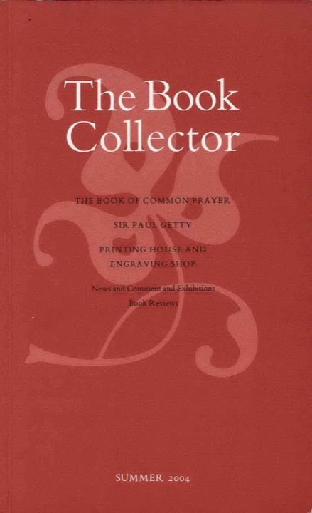 The Book Collector Front Cover The Book Collector front cover image