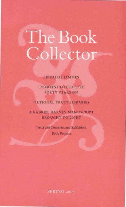 The Book Collector Front Cover The Book Collector front cover image