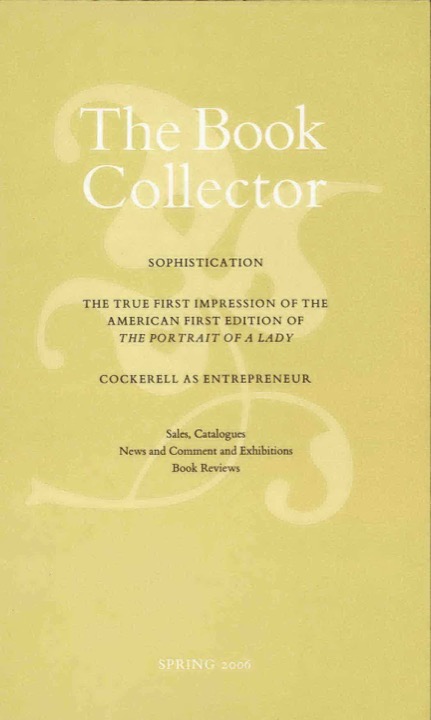 The Book Collector Front Cover The Book Collector front cover image