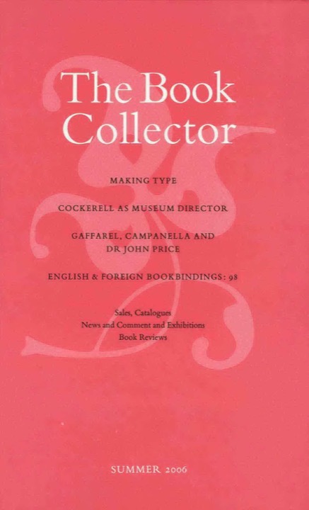 The Book Collector Front Cover The Book Collector front cover image