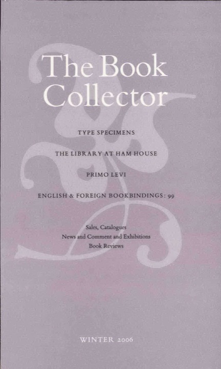 The Book Collector Front Cover The Book Collector front cover image