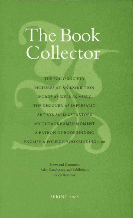 The Book Collector Front Cover The Book Collector front cover image