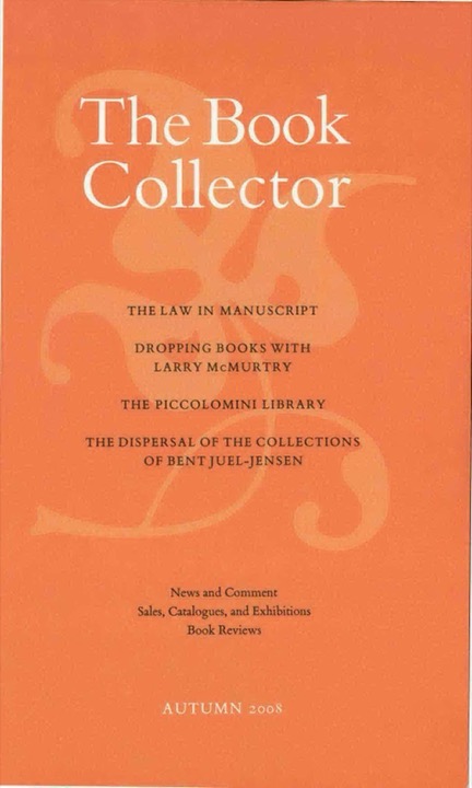 The Book Collector Front Cover The Book Collector front cover image