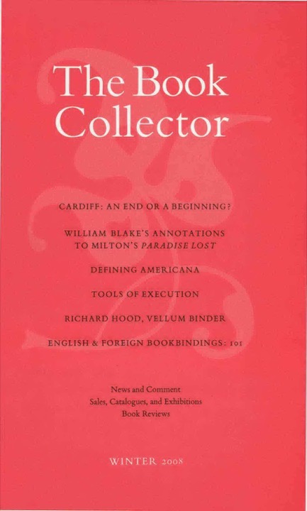 The Book Collector Front Cover The Book Collector front cover image