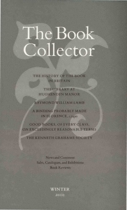 The Book Collector Front Cover The Book Collector front cover image