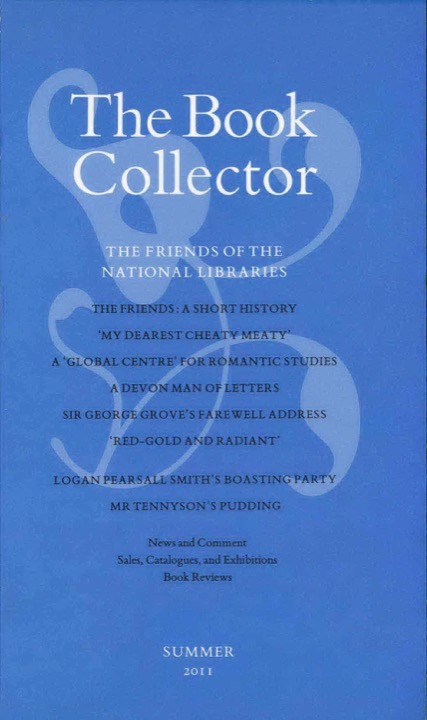 The Book Collector Front Cover The Book Collector front cover image