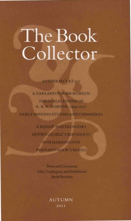 The Book Collector Front Cover The Book Collector front cover image