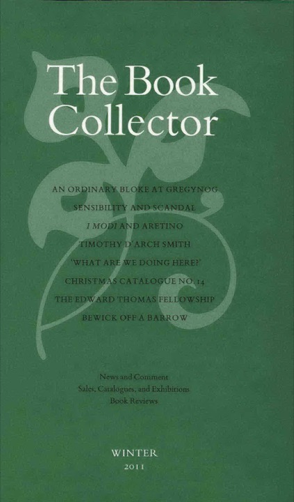 The Book Collector Front Cover The Book Collector front cover image