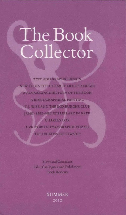 The Book Collector Front Cover The Book Collector front cover image
