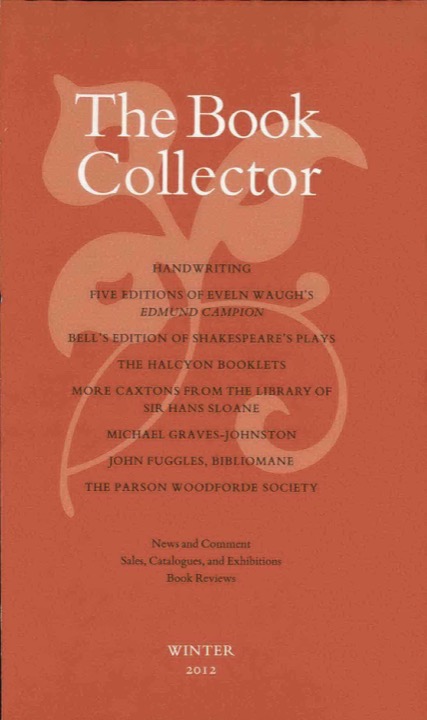 The Book Collector Front Cover The Book Collector front cover image