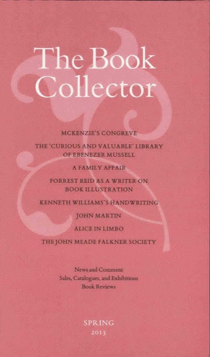 The Book Collector Front Cover The Book Collector front cover image