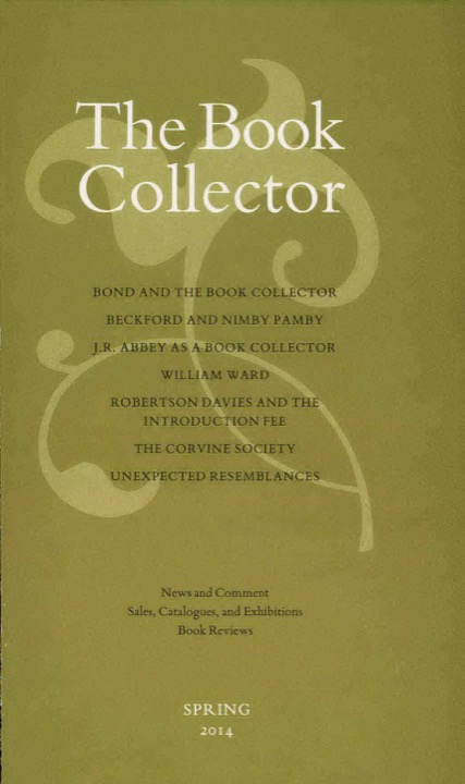 The Book Collector Front Cover The Book Collector front cover image