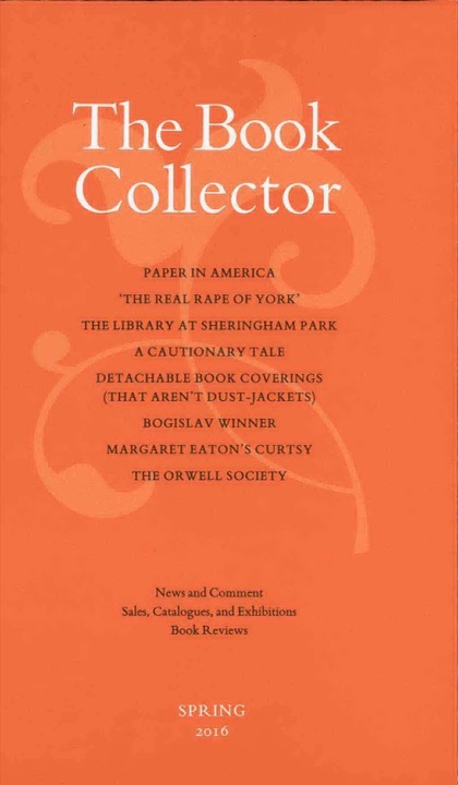 The Book Collector Front Cover The Book Collector front cover image