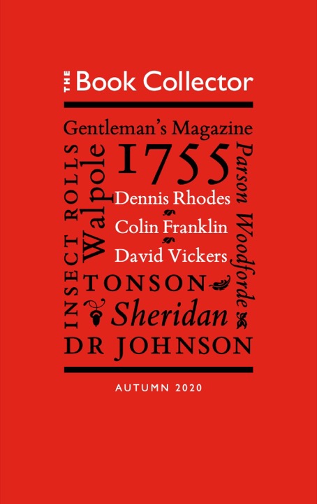 The Book Collector Autumn 2020 The Book Collector Autumn 2020