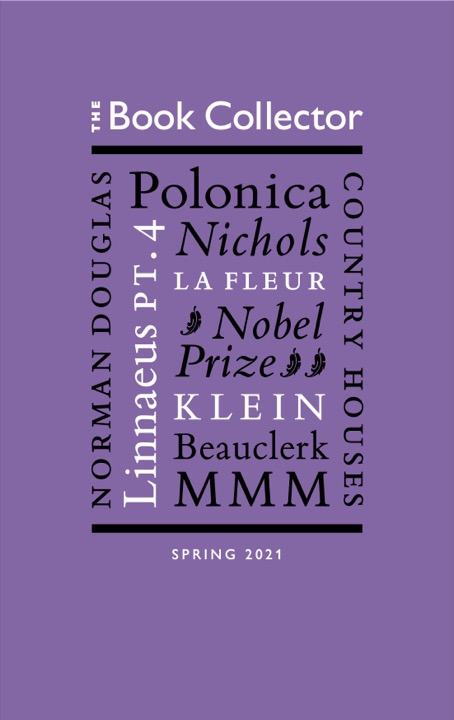 The Book Collector Spring 2021 The Book Collector Spring 2021