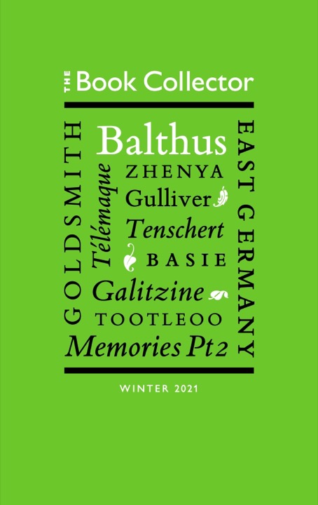 The Book Collector Winter 2021 The Book Collector Winter 2021